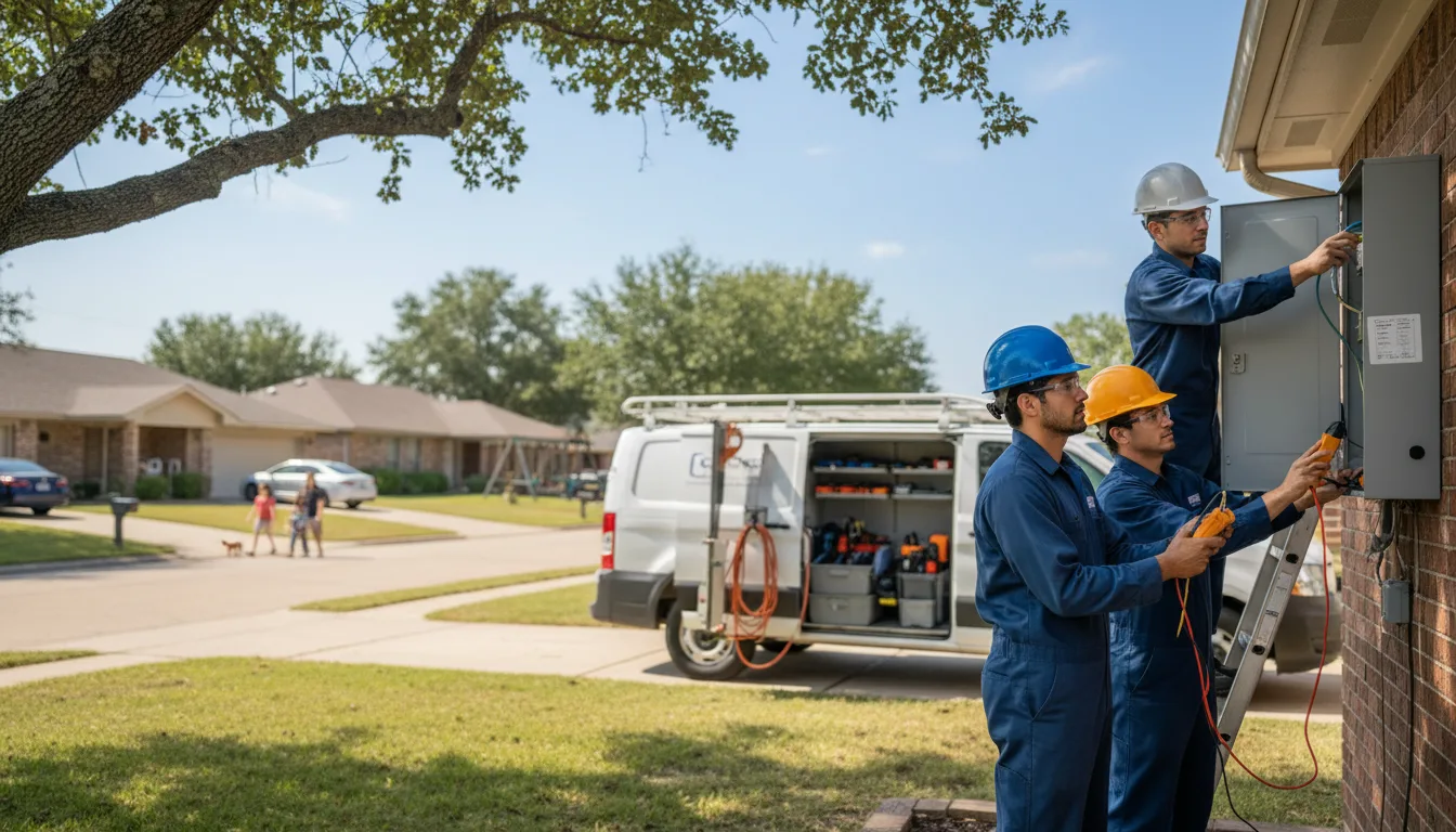 Certified electrician providing emergency electrical services in New Site, MS